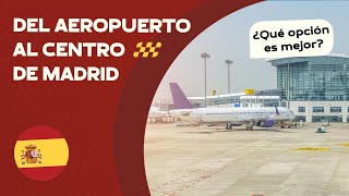 Como ir del Aeropuerto de BARAJAS al CENTRO DE MADRID [upl. by Enelez]