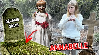 ENTERRAMOS A LA MUÑECA ANNABELLE EN EL BOSQUE 😱 ANNABELLE SE ESCAPA DANIELA TIENE MUCHO MIEDO [upl. by Iadahs620]