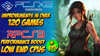 PCSX2 Improvements in Over 120 Games  RPCS3 Performance Boost on Low End CPUs [upl. by Kezer99]