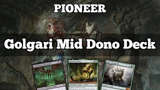 REALLY COOL Shambling Ghast Brew  Golgari Mid Dono Deck  Pioneer  MTGO [upl. by Arimaj]