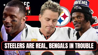 STEELERS ARE THE REAL DEAL BENGALS ON LIFE SUPPORT amp LAMAR IS THE MVP [upl. by Ettennal]