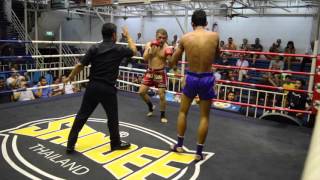 Rafael Fiziev PhuketTopTeam vs Wuttichai Thailand Muay Thai fight 01042016 Phuket [upl. by Kopaz]