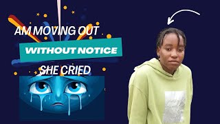 Am Moving Out Prank 😂she cried 🥺😭 [upl. by Neerak]