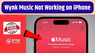 Wynk Music Not Working on iPhone Fixed  How to Fix Wynk Music Not Working iOS  Wynk Music Problem [upl. by Engedus306]