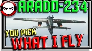 War Thunder  Arado234  You pick what I fly [upl. by Llehcam]