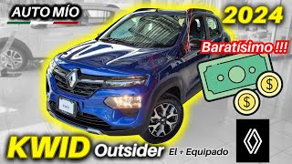 RENAULT KWID OUTSIDER 2024 😱 Transmisión Manual TODOS los DETALLES ¢¢ Baratísimo kwid renaultkwid [upl. by Nadbus635]