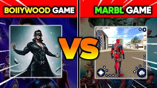 BOLLYWOOD GAME VS MARBL GAME 😅 trending game part1 [upl. by Hgielak]