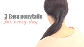 easy ponytails for every day [upl. by Riggins127]