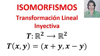 Cómo saber si una transformación Lineal es INYECTIVA  Inyectividad Álgebra lineal Isomorfismos [upl. by Anhoj]