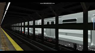 Openbve R110A 2 Train Arriving amp Departing at Newkirk Avenue [upl. by Ynwat497]