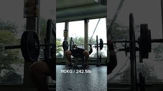 110KG Bench Press Yishun activesg gym [upl. by Raskind]