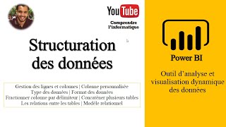 Power BI  Préparation et transformation des données [upl. by Chatav]