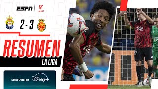 MOJICA LE DIO LA VICTORIA AGÓNICA A LOS BERMELLONES  Las Palmas 23 Mallorca  RESUMEN [upl. by Ahsikal]