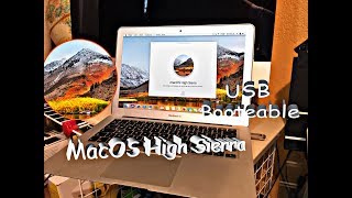 INSTALAR High Sierra Desde USB Booteable RESTAURAR de fábrica desde Cero [upl. by Rehpotsrik]