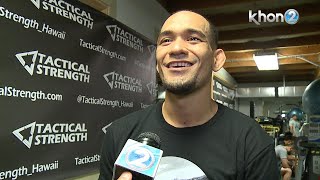 Yancy Medeiros says hes ready to represent at UFC on ESPN 1 against Gillespie [upl. by Eidok537]