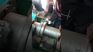 Shaft Aligment after chockfast Main enginee amp gearbox radial axial presisi yanmar mechanical [upl. by Solhcin556]