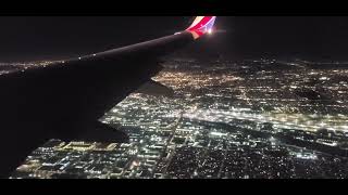 Southwest Flight Landing in SMOKY Los Angeles BNA to LAX 11323 [upl. by Enaid]