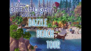 Dreamlight Valley Dazzle Beach Tour [upl. by Enedan]