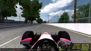 rFactor IndyCar 2012  Circuit TroisRivières onboard lap [upl. by Alek505]