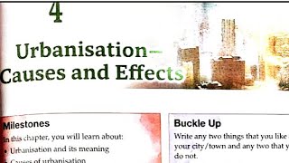 ICSE class 8 geography chapter 4 Urbanization causes and effects [upl. by Virg615]