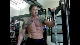 Sylvester Stallone Workout Routine For Creed2  part 1 [upl. by Onairelav292]