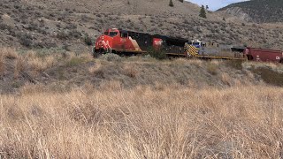 Skeena Pacific Video 2211 CN Grain West CN Martel BC 20240830 1400hrs [upl. by Acinonrev175]