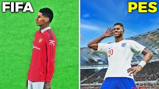 Marcus Rashford 🔥 FIFA vs PES 2017  2023 ✅ Fujimarupes [upl. by Rhpotsirhc]