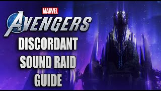 Marvels Avengers  Discordant Sound Raid Walkthrough Tips amp Tricks of Puzzles amp Bosses Guide [upl. by Jillie244]