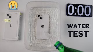 iPhone 13 Water Test 😭  iphone 14 Waterproof Test in Hindi [upl. by Eatnuhs]