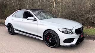 201565 Mercedes C250d AMG Line Premium Plus C63S Styling amp Wheels on sale at TVS Specialist Cars [upl. by Kanal]