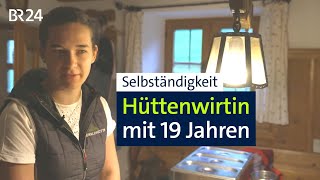 Früh in die Selbständigkeit Hüttenwirtin mit 19 Jahren  Abendschau  BR24 [upl. by Anastassia]