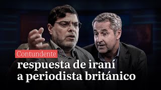 Contundente respuesta de profesor iraní a periodista británico [upl. by Jahn391]