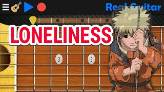 OST NARUTO LONELINESS  REAL GUITAR [upl. by Llatsyrc]