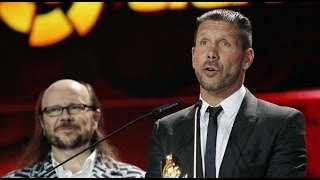 Simeone es elegido Mejor Entrenador de la temporada 20142014 [upl. by Kirt]