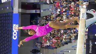 Simone Biles Slow Motion Balance Beam Full Screen Core Hydration Classic 2024 [upl. by Rufina]