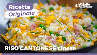 RISO ALLA CANTONESE  Ricetta autentica come in Cina [upl. by Htez]