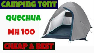 Decathlon Quechua MH100 two person tent unboxing and review [upl. by Nemzaj]