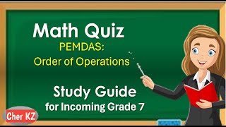 Math Reviewer for Incoming Grade 7 Grade 7 Entrance Exam [upl. by Remas]