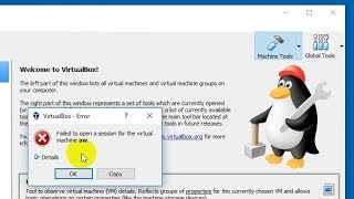 How to fix VirtualBox quotFailed to open a session for the virtual machinequot error IMAGEREADONLY [upl. by Otrepur]