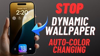 How to Stop iOS 18 Dynamic Wallpaper from Changing Colors Automatically  Hindi [upl. by Cami]