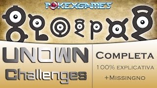 Unown Challenges 1 2 3 e 4  Missingno [upl. by Gwendolyn]