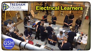 Level 1 and 2 Learners in the Electrical Workshop at Tresham College [upl. by Acus]