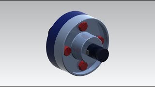 Flange Coupling Protected Type  Nx  part Design And Assembly [upl. by Cho]