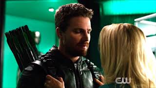 Olicity 615 Oliver and Felicity talk and kiss [upl. by Eicram]