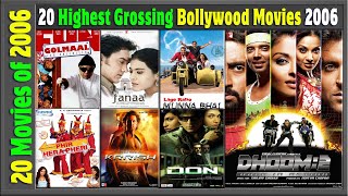 Top 20 Bollywood Movies Of 2006  Hit or Flop  2006 की बेहतरीन फिल्में  with Box Office Collection [upl. by Teddi]