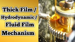 Mechanism of Lubrication  Thick Film  Fluid Film  Hydrodynamic LubricationEngineering Chemistry [upl. by Efron]