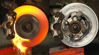 Ive made brake rotors out of Lead Aluminium and Copper [upl. by Nylarahs]