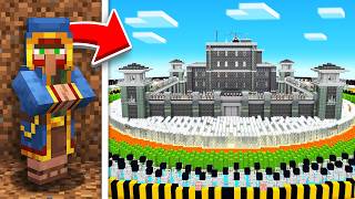 I Built Minecrafts Most Secure Wandering Trader PRISON [upl. by Eilahtan]