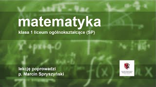 Matematyka  klasa 1 LO SP Dziedzina funkcji i zbiór wartości funkcji [upl. by Recha]