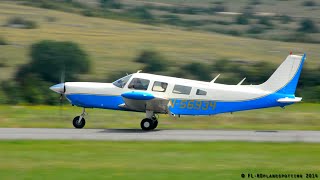 APM 20 amp Piper PA32 landing at MillauLarzac LFCM [upl. by Jehiel452]